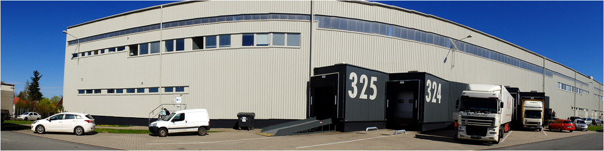 We have 8,000 m2 on two premises, near Prague and Václav Havel Airport